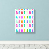 Gummibären-Leinwand Leinwanddruck (Insitu (Holzboden))