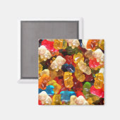 Gummibären Magnet (Vorderseite/Rückseite)