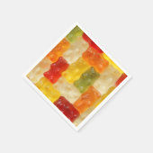 Gummibären Papierservietten (Ecke)