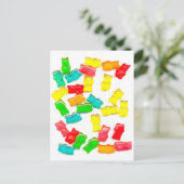 Gummibären Postkarte (Stehend Vorderseite)