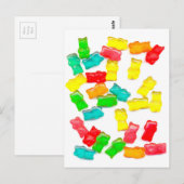 Gummibären Postkarte (Vorne/Hinten)