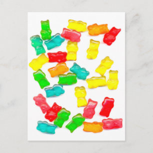 Gummibären Postkarte