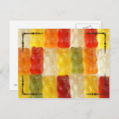 Gummibären Postkarte (Vorne/Hinten)