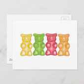 Gummibären Postkarte (Vorne/Hinten)