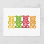 Gummibären Postkarte (Vorderseite)