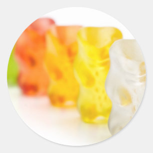 Gummibären Runder Aufkleber