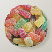 Gummibären Rundes Kissen (Vorderseite)