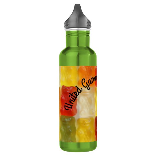 Gummibären - Wasserflasche Edelstahlflasche (Links)