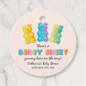 Gummibärenbärendusche aus Gelee Candy Baby Geschenkanhänger (Vorderseite)