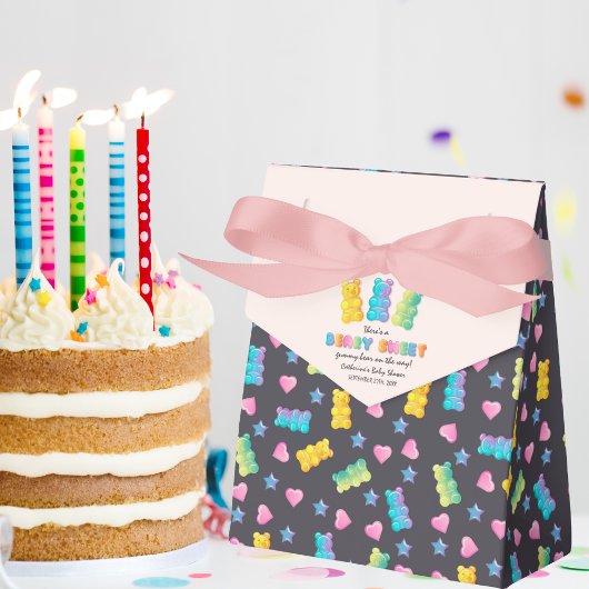 Gummibärenbärendusche aus Gelee Candy Baby Geschenkschachtel