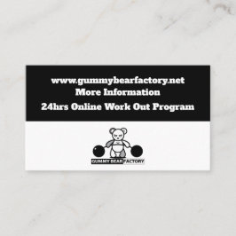 Gummibärenfabrik/Gym/Fitness Visitenkarte