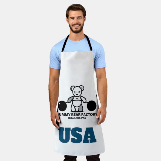 Gummibärenfabrik Schürze (Getragen)