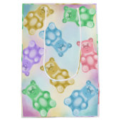 Gummibärengeschenktasche Niedlich, modern und eige Mittlere Geschenktüte (Rückseite)