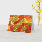 Gummibärenkarte Karte (Gelbe Blume)