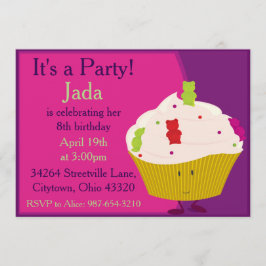 Gummibärenkuchen Einladung