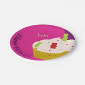 Gummibärenkuchen | Papierplatte Pappteller (Schrägansicht)