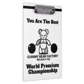 Gummibärenmeisterschaft Klemmbrett (Rechts)