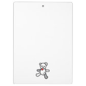 Gummibärenmeisterschaft mit lebendigem Bär Klemmbrett (Rückseite)