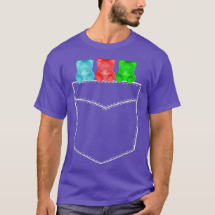 Gummibärentasche-Shirt Drei Kawaii-Bären in meiner T-Shirt