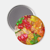 Gummibärmagnet Magnet (Vorderseite/Rückseite)