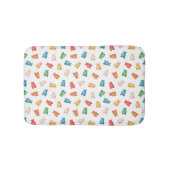 Gummibärmuster Badematte (Vorderseite)