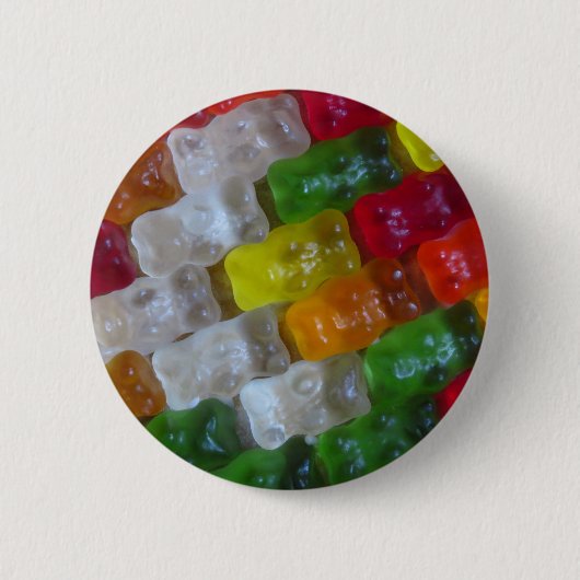 Gummibärmuster Button (Vorderseite)