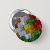 Gummibärmuster Button (Vorne & Hinten)