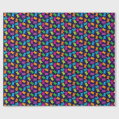 Gummibärmuster Geschenkpapier (Flach)