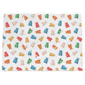 Gummibärmuster Große Geschenktüte (Vorderseite)