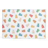 Gummibärmuster Kissenbezug (Rückseite)