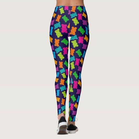 Gummibärmuster Leggings (Rückseite)