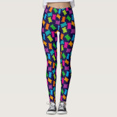 Gummibärmuster Leggings (Vorderseite)