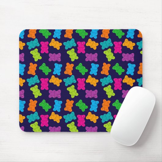 Gummibärmuster Mousepad (Mit Mouse)