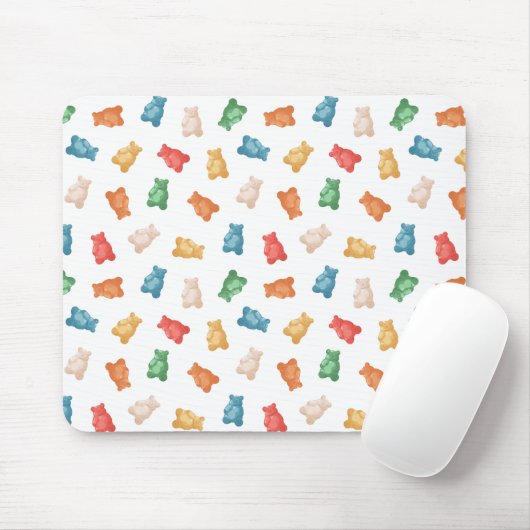 Gummibärmuster Mousepad (Mit Mouse)