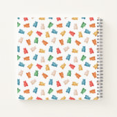 Gummibärmuster Notizblock (Rückseite)