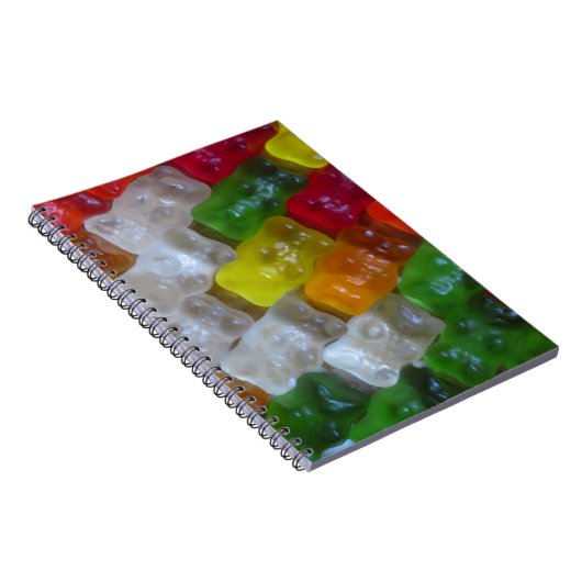 Gummibärmuster Notizblock (Rechte Seite)