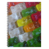 Gummibärmuster Notizblock (Vorderseite)