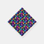 Gummibärmuster Serviette (Ecke)