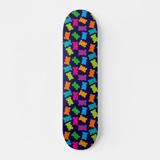 Gummibärmuster Skateboard (Vorne)
