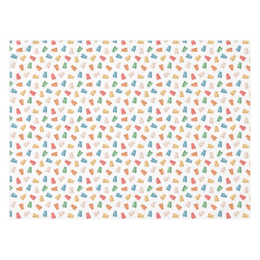 Gummibärmuster Tischdecke (Vorderseite (Horizontal))