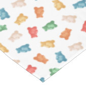 Gummibärmuster Tischdecke (Schrägansicht)