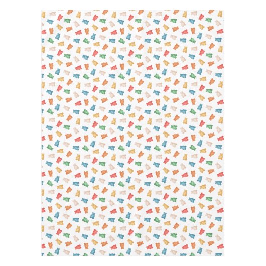Gummibärmuster Tischdecke (Vorderseite)
