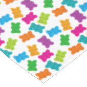 Gummibärmuster Tischdecke (Schrägansicht)