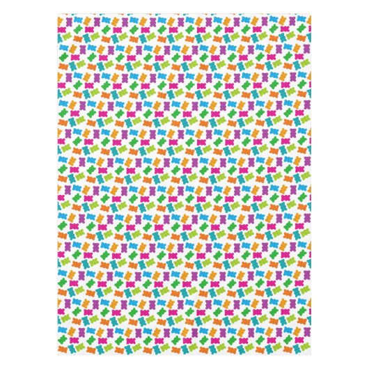 Gummibärmuster Tischdecke (Vorderseite)
