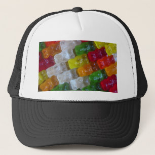 Gummibärmuster Truckerkappe