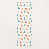 Gummibärmuster Yogamatte (Vorderseite)