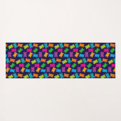 Gummibärmuster Yogamatte (Rückseite (Horizontal))