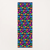 Gummibärmuster Yogamatte (Vorderseite)