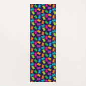 Gummibärmuster Yogamatte (Rückseite)