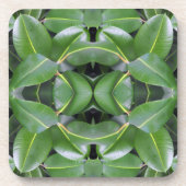 Gummibaummuster Untersetzer (Vorderseite)